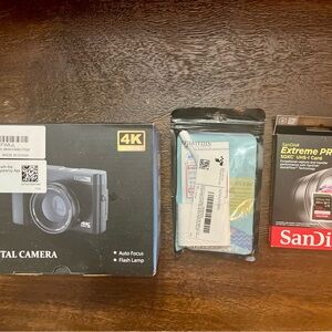 4K Digital Camera - Black